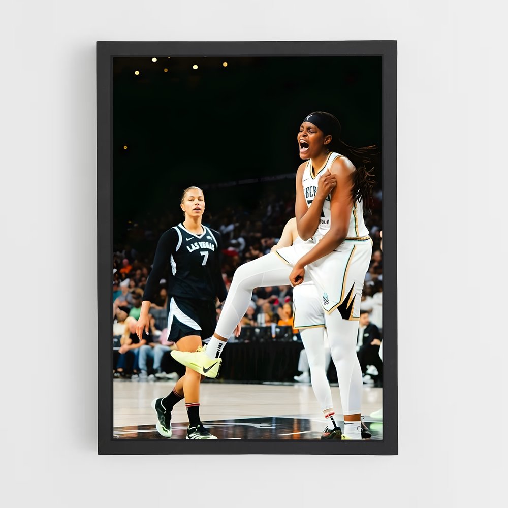 Poster Jonquel jones – affiche Basketball (vue 2)